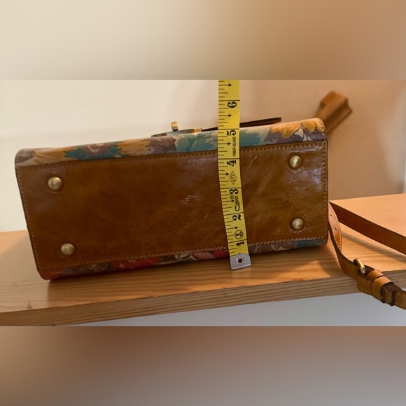 Patricia Nash “First Bloom” Floral Leather Satchel NWT - Picture 4 of 12